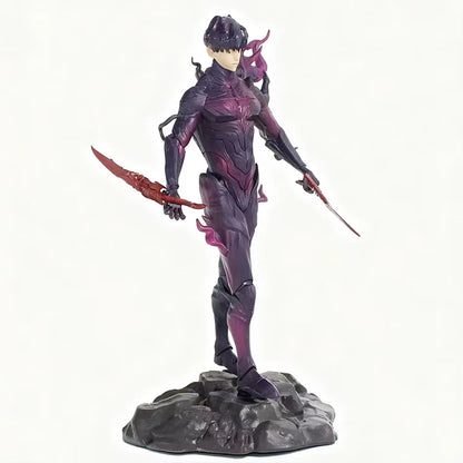 Sung Jinwoo Shadow King Solo Leveling Top-Rated Anime Figure PVC 8.4" [No Box]