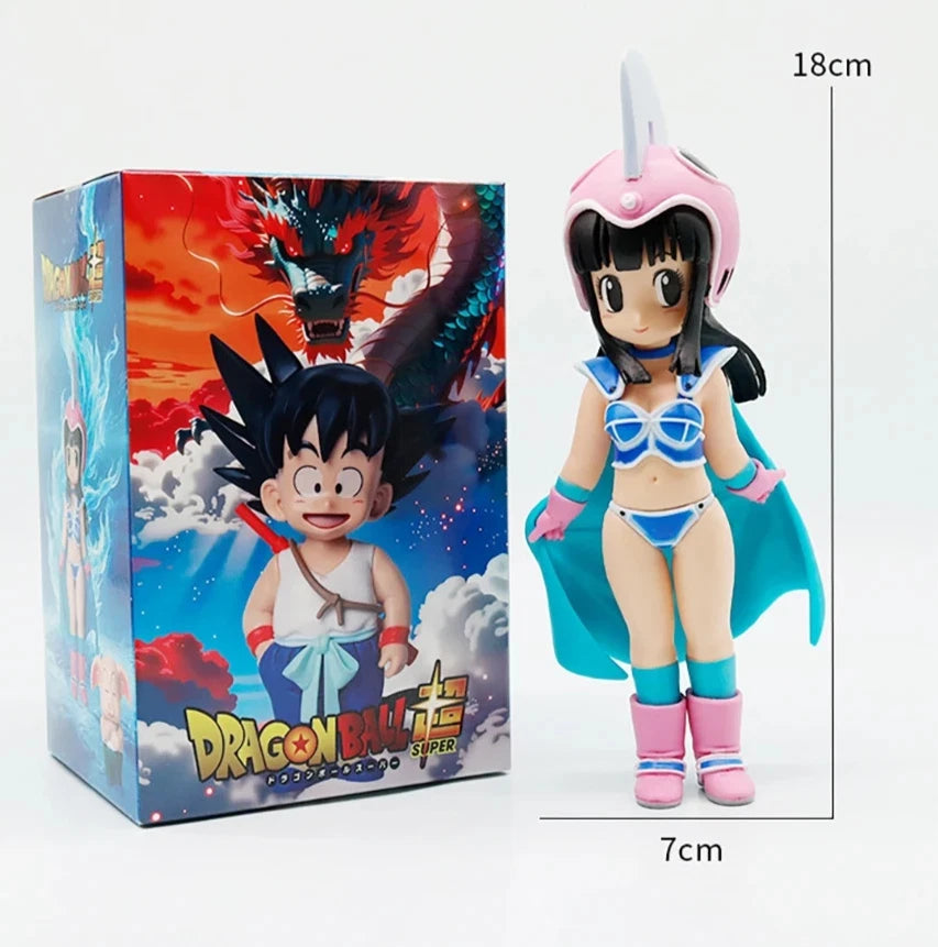 Goku, Chi-Chi, Bulma Dragon Ball Collectible Anime Figure PVC 3 - 8" [Boxed]