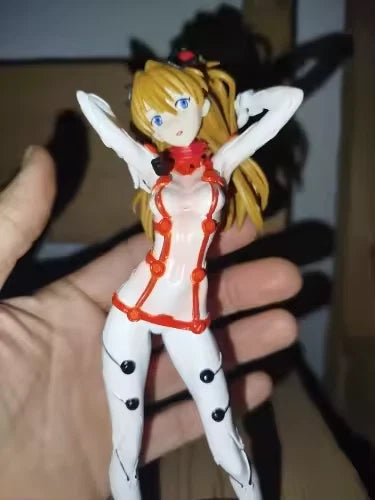 Asuka Sohryu Lab Suit Rebuild of Evangelion Cute Anime Figure Model PVC 8" [Boxed]