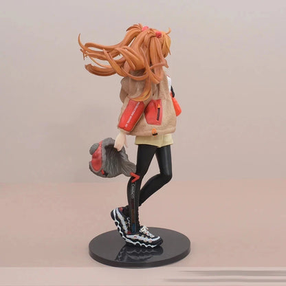 Asuka Sohryu Radio Eva Neon Genesis Evangelion Anime Figure Model PVC 9" [No Box]