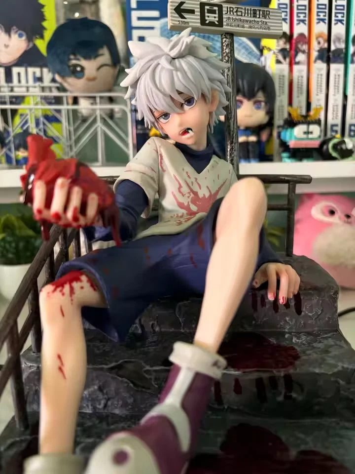 Killua Zoldyck Heart Grab Hunter × Hunter Anime Figure Model PVC 13" [Boxed]
