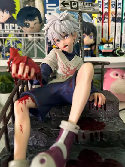 Killua Zoldyck Heart Grab Hunter × Hunter Anime Figure Model PVC 13" [Boxed]
