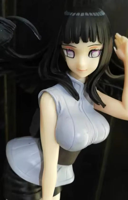 Hinata Hyuga Naruto Shippuden Classic Anime Figure Model Statue PVC 8” [No Box]