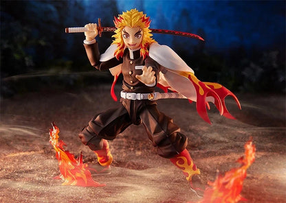 Kyojuro Flame Breathing Demon Slayer Anime Adjustable Figure PVC 5.5" [Boxed]