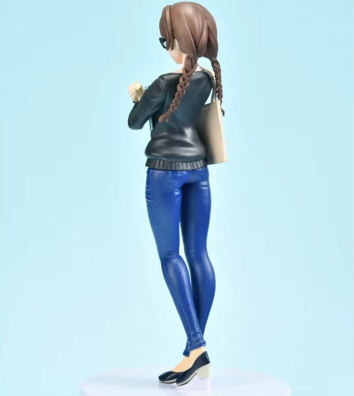 Chizuru Cute Nerd Rent-A-Girlfriend Anime Kawaii Figure PVC 6.6" [Boxed]