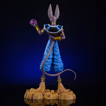 Beerus the Destroyer Dragon Ball Super Anime Figure Model Statue PVC 11" [No Box]