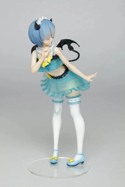 Rem Succubus Re: Zero Anime Kawaii Petite Figure PVC 8" [No Box]