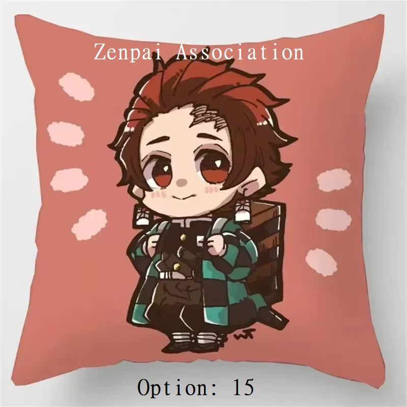 Hashira Corps Demon Slayer Anime Soft Pillow Cushion Cover 2 x 2 ft
