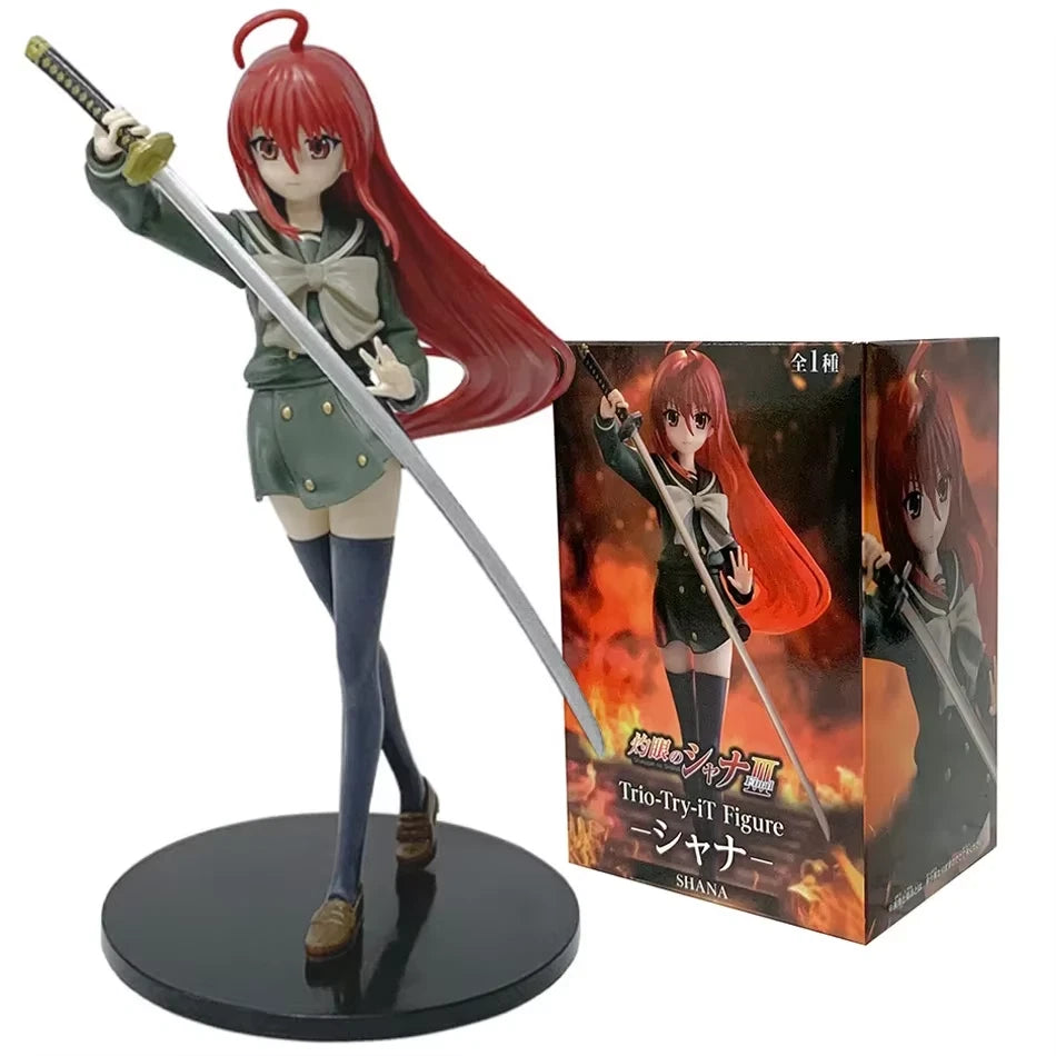 Shana Student Shakugan No Shana Anime Collectible Kawaii Figure PVC 7" [Boxed]