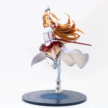 Asuna Knight Of The Blood Sword Art Online Anime Kawaii Figure PVC 8.2" [Boxed]