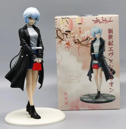 Rei Ayanami Red Rogue Rebuild of Evangelion Cute Anime Figure Model PVC 8" [Boxed]