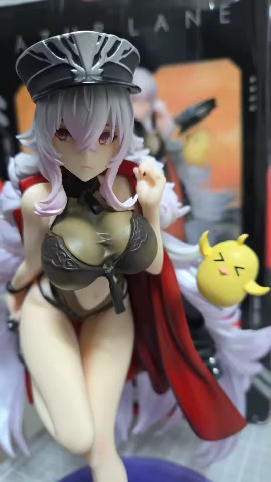 Graf Zeppelin Ironblood Azur Lane Cute Anime Figure Model Statue PVC 10" [Boxed]