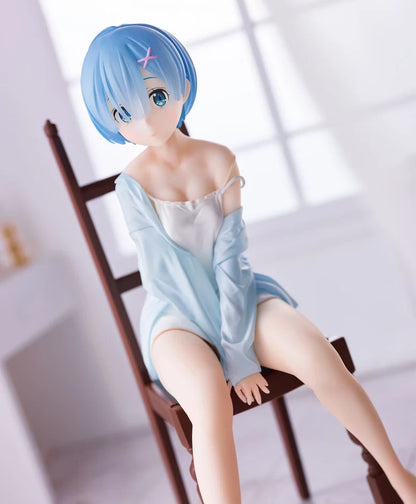 Rem Pajamas Re: Zero Anime Kawaii Desktop Petite Figure PVC 6.6" [No Box]