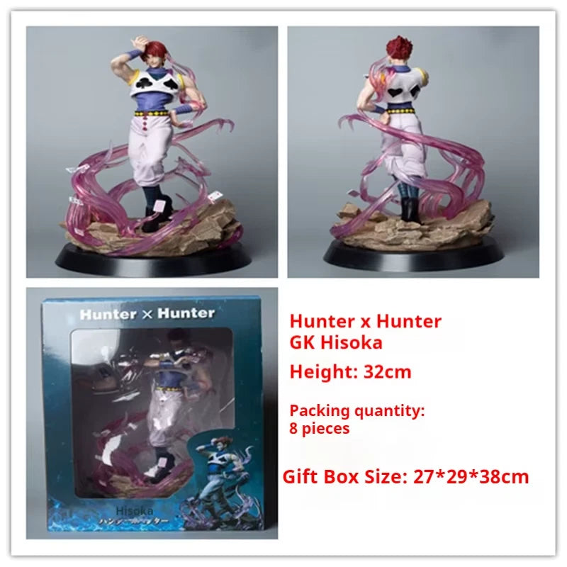 Hisoka Hunter × Hunter Anime Adjustable Action Figure PVC 11.8" [Boxed]
