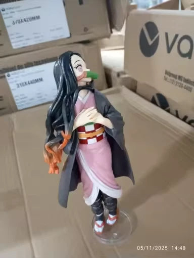 Nezuko Kamado Demon Slayer Anime Collectible Kawaii Figure PVC 6.5" [No Box]