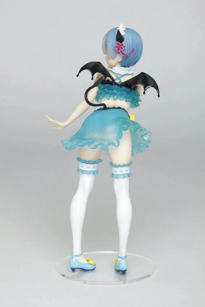 Rem Succubus Re: Zero Anime Kawaii Petite Figure PVC 8" [No Box]