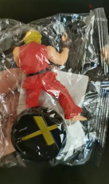 Ryu and Ken Street Fighter Classic Action Figure Model Statue PVC 4" [No Box]