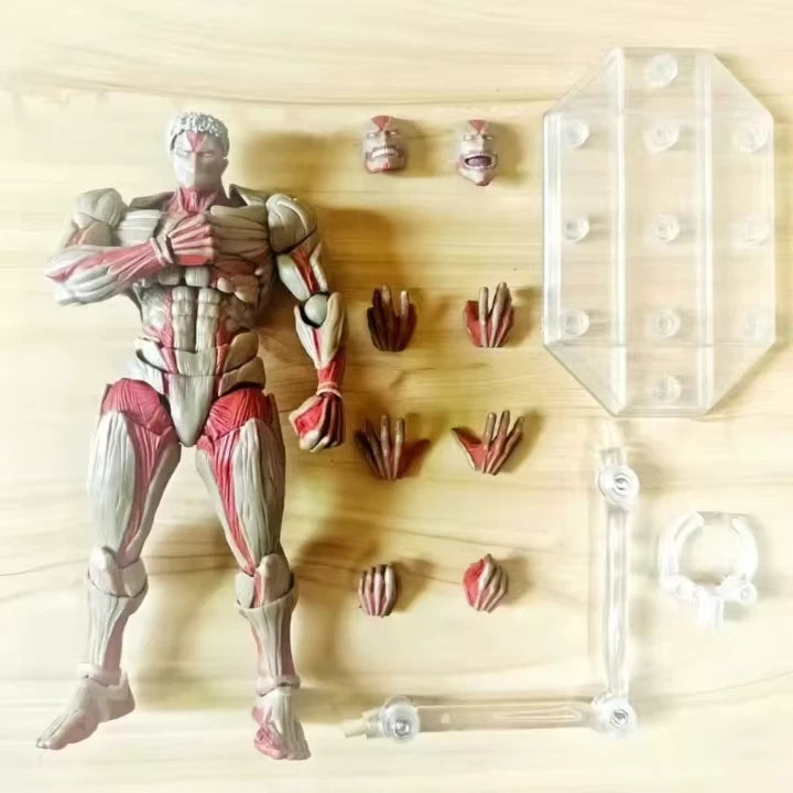 Reiner Braun Armored Titan Attack On Titan Anime Adjustable Action Figure PVC 5.2" [Boxed]