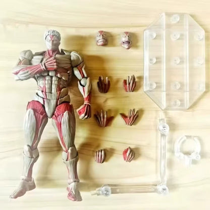 Reiner Braun Armored Titan Attack On Titan Anime Adjustable Action Figure PVC 5.2" [Boxed]