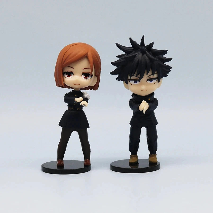7 PCS Jujutsu Kaisen Anime Collectibles Kawaii Chibi Figurines PVC 3" [No Box]