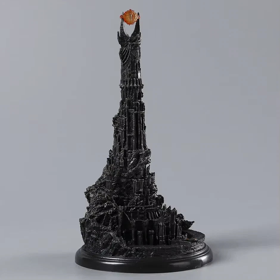 Barad-dur the Dark Tower The Lord of the Rings Ornament Statue Model PVC 7.8" [Boxed]