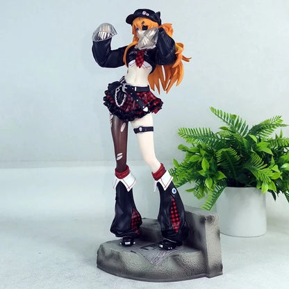 Asuka Sohryu Street Punk Neon Genesis Evangelion Anime Figure PVC 11" [Boxed]