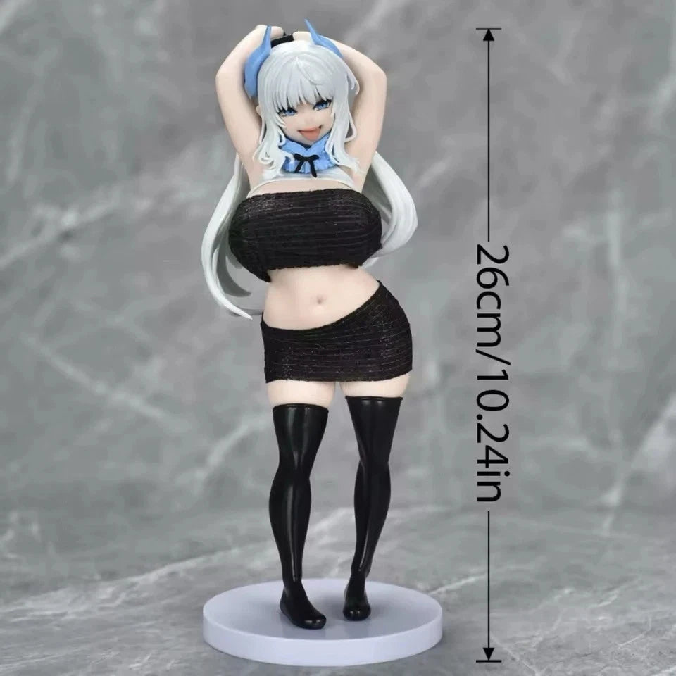 Mirajane Strauss Full Bust Halphas Fairy Tail Cast Off Anime Figure PVC 9" [No Box] *Adult Collectible*