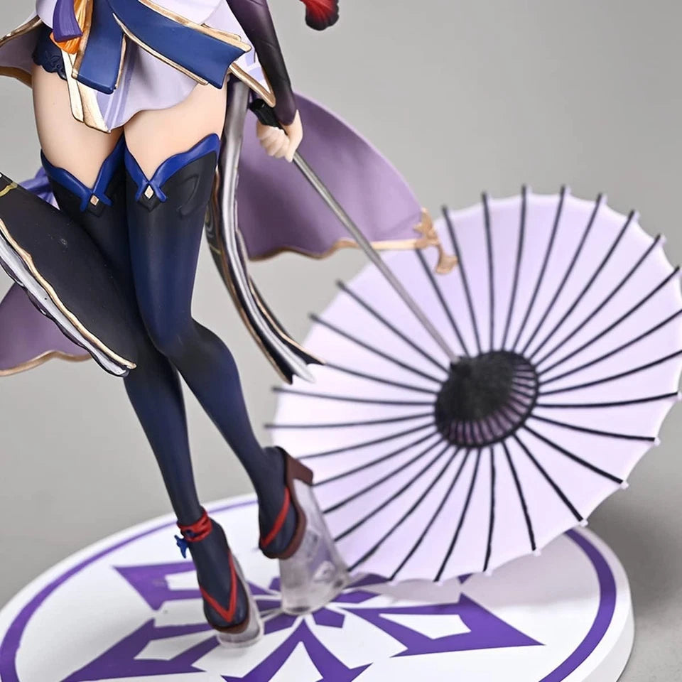 Raiden Shogun Kimono Genshin Impact RPG Kawaii Collectible Figure PVC 8" [Boxed]