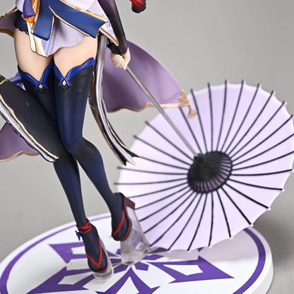 Raiden Shogun Kimono Genshin Impact RPG Kawaii Collectible Figure PVC 8" [Boxed]