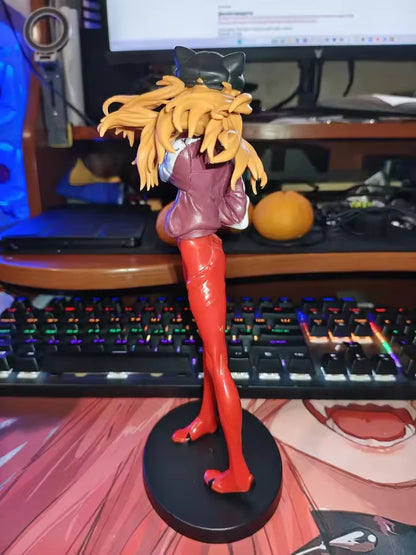 Asuka Sohryu Jersey Ver. Neon Genesis Evangelion Anime Figure Model PVC 8" [Boxed]