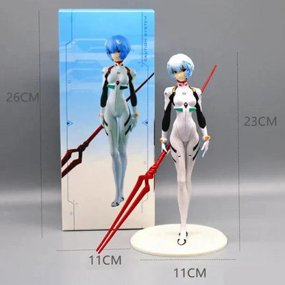 Rei Ayanami Pilot Suit Rebuild of Evangelion Anime Figure Model PVC 8.5" [Boxed]
