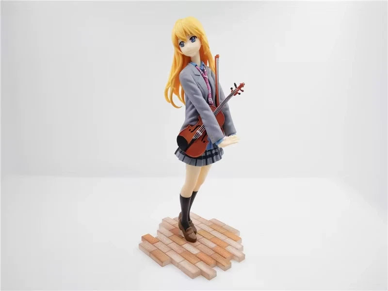 Kaori Miyazono Violinist Your Lie in April Kawaii Anime Figure PVC 7.8" [No Box]