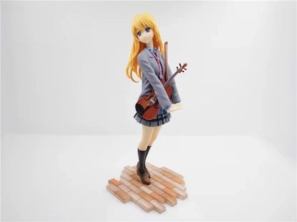 Kaori Miyazono Violinist Your Lie in April Kawaii Anime Figure PVC 7.8" [No Box]