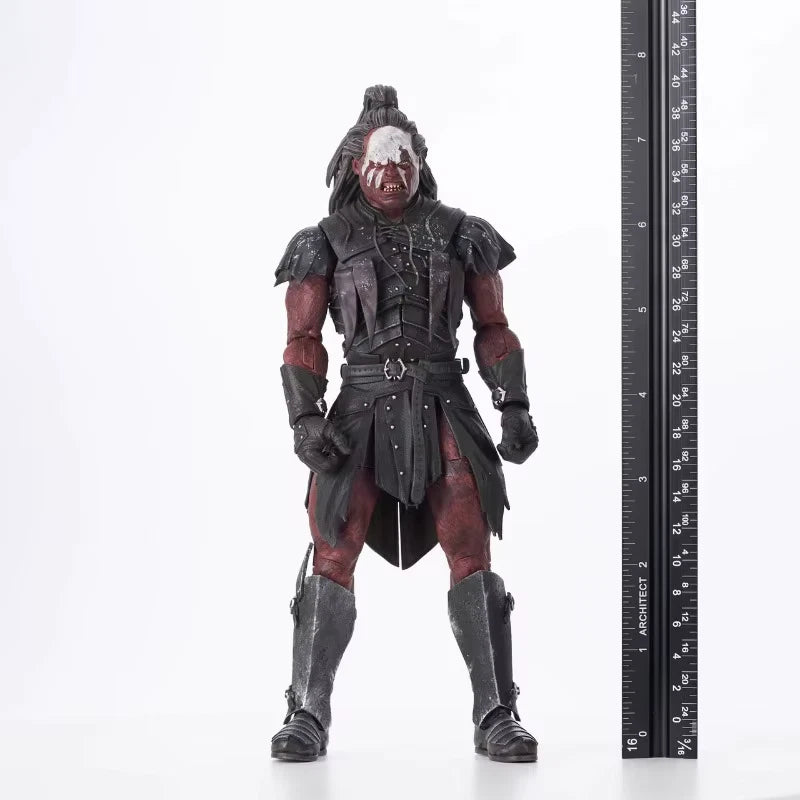 Lurtz Uruk-hai Captain The Lord of the Rings Adjustable Action Figure PVC 7" [Boxed]