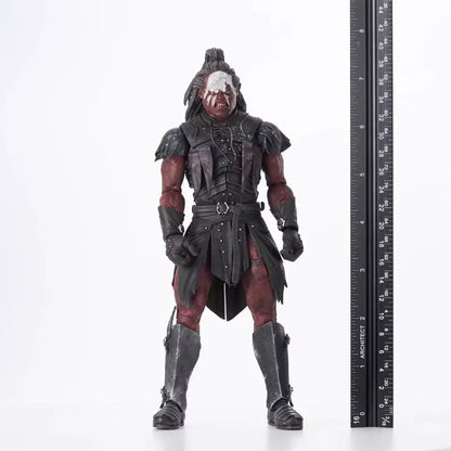 Lurtz Uruk-hai Captain The Lord of the Rings Adjustable Action Figure PVC 7" [Boxed]