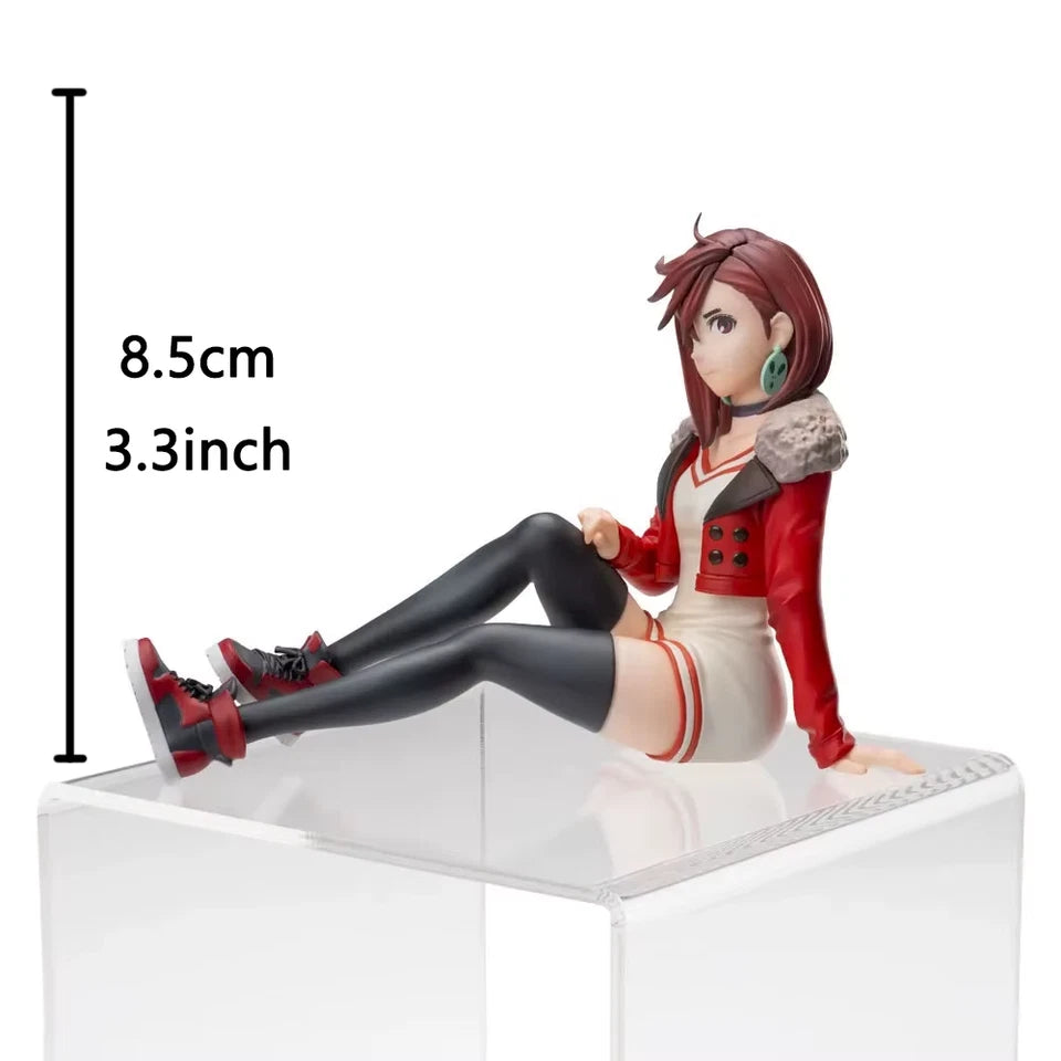 Momo Ayase Sitting Dandadan Anime Collectible Kawaii Figure PVC 3.3" [No Box]