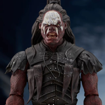Lurtz Uruk-hai Captain The Lord of the Rings Adjustable Action Figure PVC 7" [Boxed]