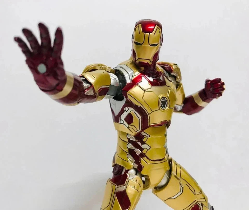Iron Man Mark 42 Marvel Adjustable Classic Action Figure Model PVC 6" [Boxed]