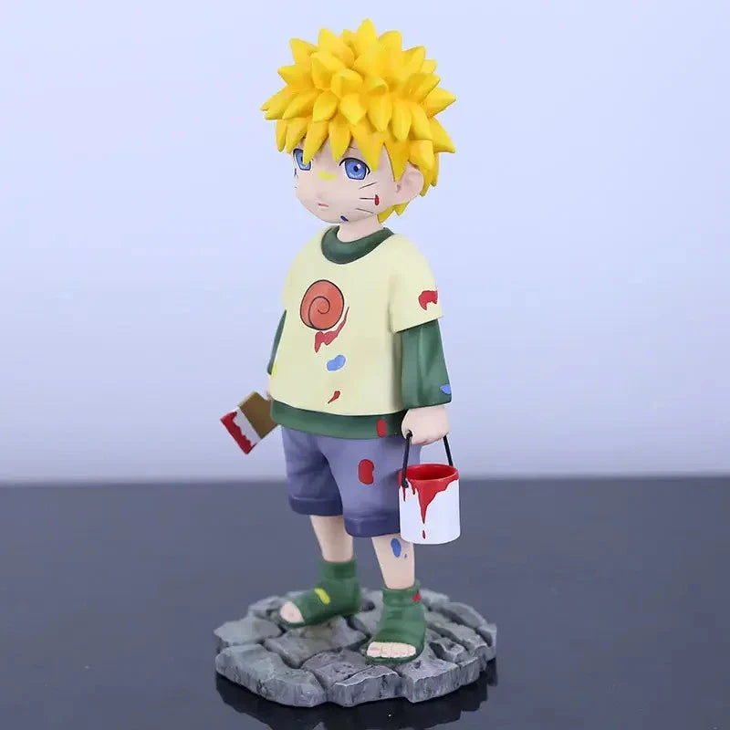 Sad Little Naruto Uzumaki Anime Collectible Figure PVC 6" [No Box] No Parents :(