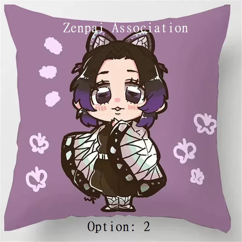 Hashira Corps Demon Slayer Anime Soft Pillow Cushion Cover 2 x 2 ft