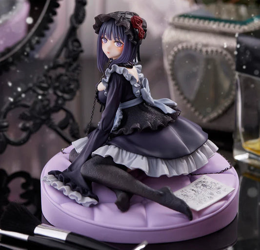 Marin Shizuku Kuroe Goth Maid My Dress-Up Darling Anime Figure PVC 4.5" [Boxed]
