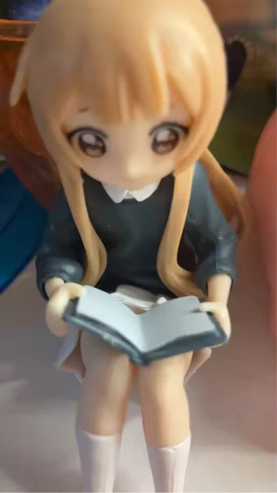 Hanako‌ Omuro Reading YuruYuri Kawaii Desktop Anime Figure Model PVC 3" [No Box]