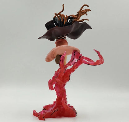 Nezuko Kamado Blood Art Demon Slayer Anime Figure Model Statue PVC 8" [No Box]