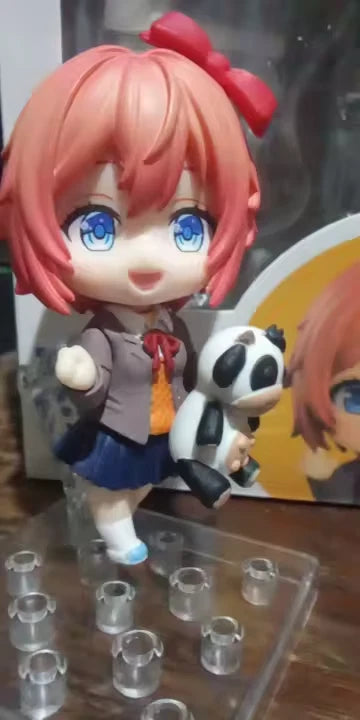Sayori Doki Doki Literature Club! Adjustable Kawaii Anime Figure PVC 4" [Boxed]