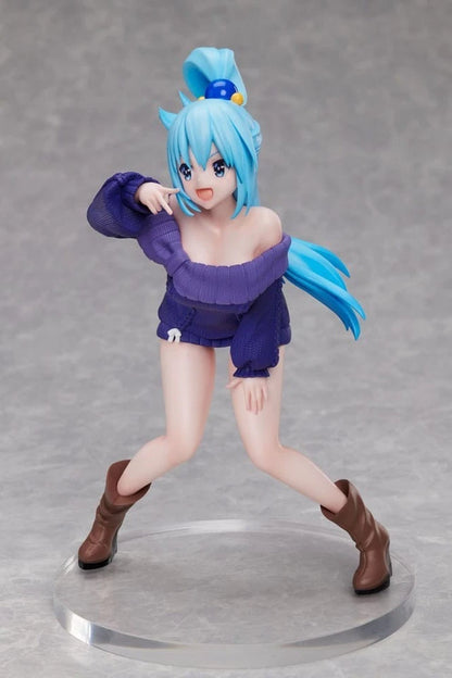 Aqua Camera Pose KonoSuba Fan-Favorite Kawaii Anime Figure PVC 8" [Boxed : Original]