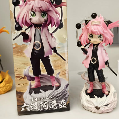 Anya Naruto Uzumaki Outfit Spy × Family Anime Kawaii Figure PVC 5.1" [Boxed]