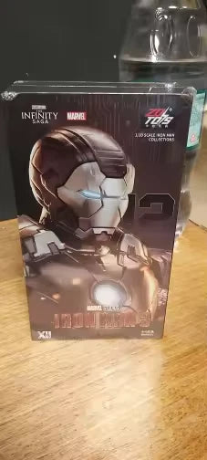 Iron Man Mark 12 Marvel Adjustable Featured Action Figure Model PVC 7" [Boxed]