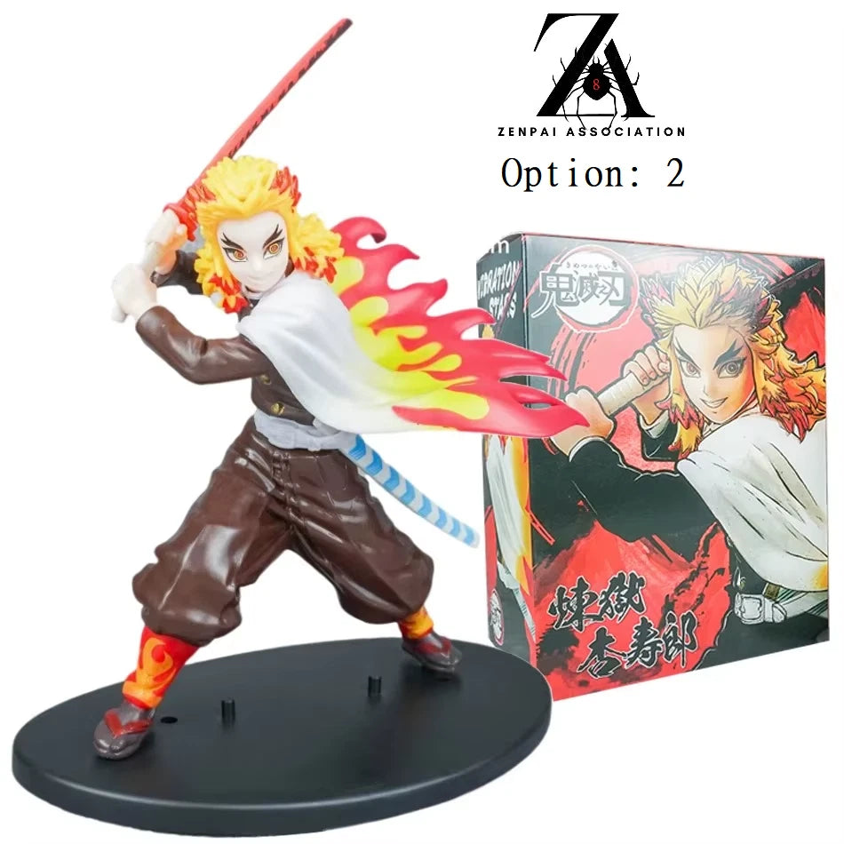 Tanjiro Zenitsu Kyojuro Demon Slayer Anime Figures PVC 6" [Boxed]