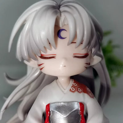 Sesshoumaru Meditating Chibi InuYasha Anime Figure Model Statue PVC 5" [No Box]