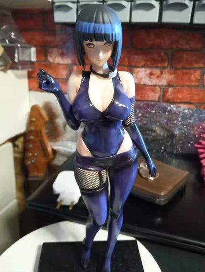 Hinata Hyuga Rave Girl Latex Naruto Exclusive Anime Figure PVC 11.8" [Boxed]